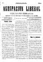 Agrupación Liberal, 25/12/1909, página 1 [Página]