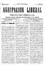Agrupación Liberal, 23/1/1910 [Ejemplar]