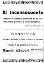 Al inconsecuente, 5/3/1916, page 4 [Page]