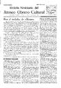 Boletín Noticiario del Ateneo Obrero Cultural, 1/6/1929 [Ejemplar]
