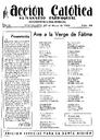 Boletín de Acción Católica, 20/3/1952 [Issue]