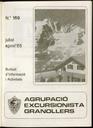 Butlletí de l'Agrupació Excursionista de Granollers, 1/8/1985 [Issue]