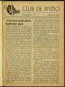 Club de Ritmo, núm. 6, 1/10/1946, pàgina 1 [Pàgina]