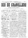 Eco de Granollers, 31/12/1882, pàgina 1 [Pàgina]