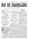Eco de Granollers, 7/1/1883, pàgina 1 [Pàgina]