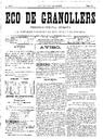 Eco de Granollers, 4/3/1883, página 1 [Página]