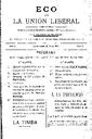 Eco de la Unión Liberal, 22/7/1894, page 1 [Page]