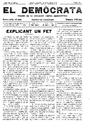 El Demòcrata, 31/10/1915, pàgina 1 [Pàgina]