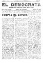 El Demòcrata, 21/11/1915, pàgina 1 [Pàgina]