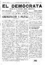 El Demòcrata, 22/10/1916, pàgina 1 [Pàgina]