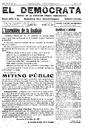 El Demòcrata, 19/11/1922, pàgina 1 [Pàgina]