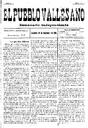 El Pueblo Vallesano, 30/9/1905, pàgina 1 [Pàgina]