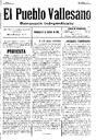 El Pueblo Vallesano, 14/10/1905, pàgina 1 [Pàgina]