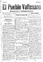 El Pueblo Vallesano, 21/10/1905, pàgina 1 [Pàgina]