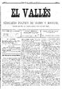 El Vallés. Semanario político de avisos y noticias, 25/3/1888 [Issue]
