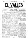 El Vallès. Setmanari autonomista, 5/5/1906, page 1 [Page]
