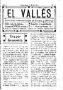 El Vallés. Periódico independiente de avisos y noticias, 1/5/1911 [Exemplar]
