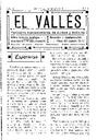 El Vallés. Periódico independiente de avisos y noticias, 14/5/1911, page 1 [Page]