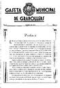 Gaseta Municipal de Granollers, 1/10/1932, page 1 [Page]