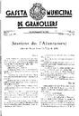 Gaseta Municipal de Granollers, 1/8/1933, page 1 [Page]