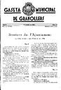 Gaseta Municipal de Granollers, 1/11/1933 [Issue]