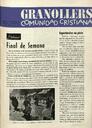 Granollers Comunidad Cristiana, 4/12/1960 [Issue]
