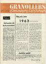 Granollers Comunidad Cristiana, 31/12/1961 [Issue]