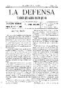 La Defensa, 19/4/1891 [Issue]