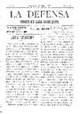 La Defensa, 24/5/1891 [Ejemplar]