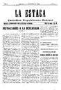 La Estaca, 27/9/1908, page 1 [Page]