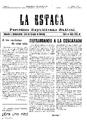 La Estaca, 18/10/1908 [Issue]