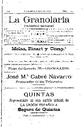 La Granolaria, 2/6/1895, pàgina 1 [Pàgina]