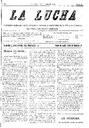 La Lucha, 10/2/1907, pàgina 1 [Pàgina]