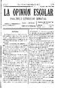 La Opinión Escolar, 11/7/1897, pàgina 1 [Pàgina]