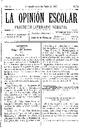 La Opinión Escolar, 18/7/1897, pàgina 1 [Pàgina]