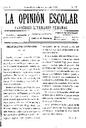 La Opinión Escolar, 8/8/1897, pàgina 1 [Pàgina]