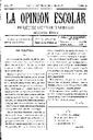 La Opinión Escolar, 10/7/1898, pàgina 1 [Pàgina]