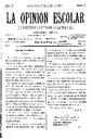La Opinión Escolar, 17/7/1898, página 1 [Página]