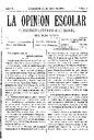 La Opinión Escolar, 31/7/1898, pàgina 1 [Pàgina]