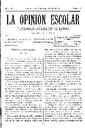 La Opinión Escolar, 7/8/1898, page 1 [Page]