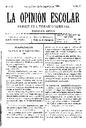 La Opinión Escolar, 14/8/1898, pàgina 1 [Pàgina]