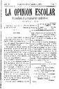 La Opinión Escolar, 21/8/1898 [Issue]