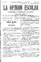 La Opinión Escolar, 2/9/1898, pàgina 1 [Pàgina]