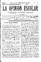 La Opinión Escolar, 24/9/1898 [Ejemplar]