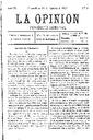 La Opinión, 13/8/1899 [Exemplar]