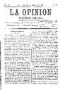 La Opinión, 20/8/1899, página 1 [Página]