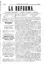 La Reforma, 3/10/1886, pàgina 1 [Pàgina]