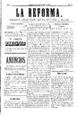 La Reforma, 28/11/1886, página 1 [Página]