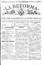 La Reforma, 15/5/1887, pàgina 1 [Pàgina]