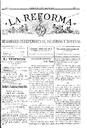 La Reforma, 22/5/1887, pàgina 1 [Pàgina]
